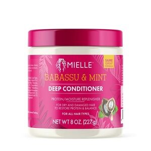 Mielle Nourishing Babassu & Mint Deep Conditioner for Dry & Damaged Hair